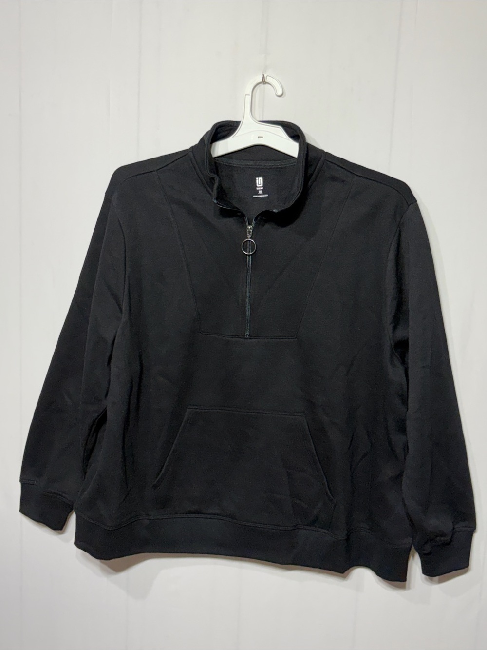 Ideology Women’s Plus Size Quarter-Zip Pullover Sweatshirt